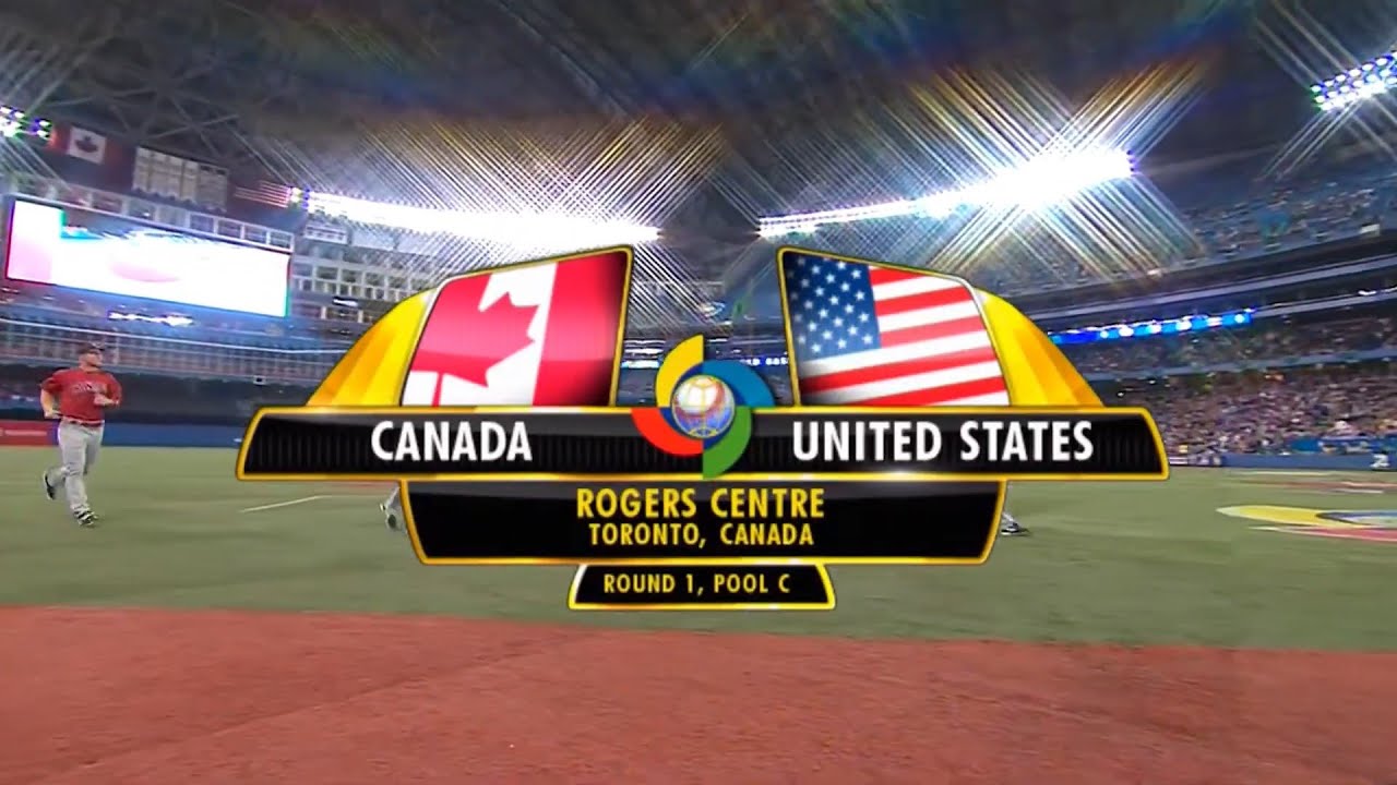 2009 World Baseball Classic R1 Pool C Game 1: Canada vs USA Full Highlights