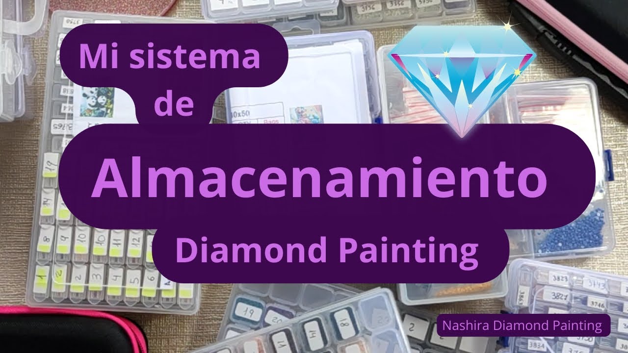Mi sistema de almacenamiento para Diamond Painting