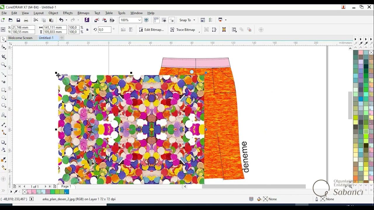 Bilgisayarda Artistik Çizim  1   ( Corel Draw grafik programı)