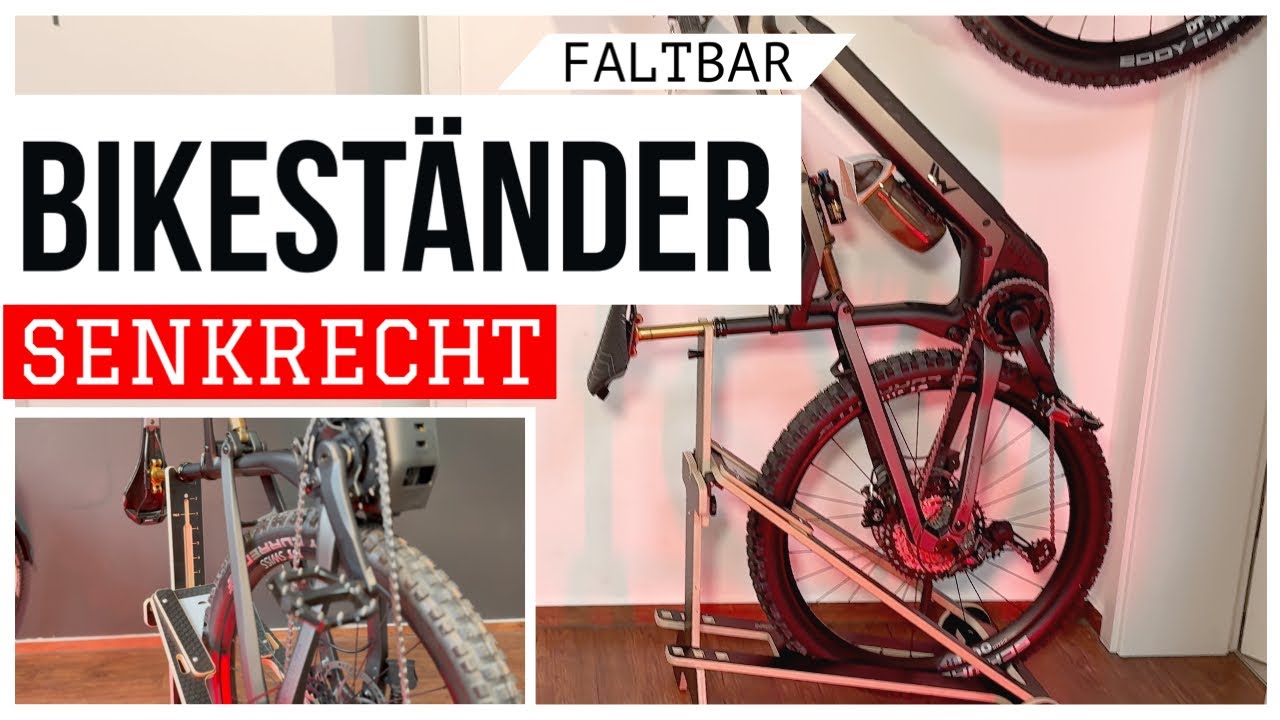 So hast Du dein BIKE noch nie abgestellt ! 🚴🏻 Bikeständer senkrecht , um Platz zu sparen | BIKESTOW