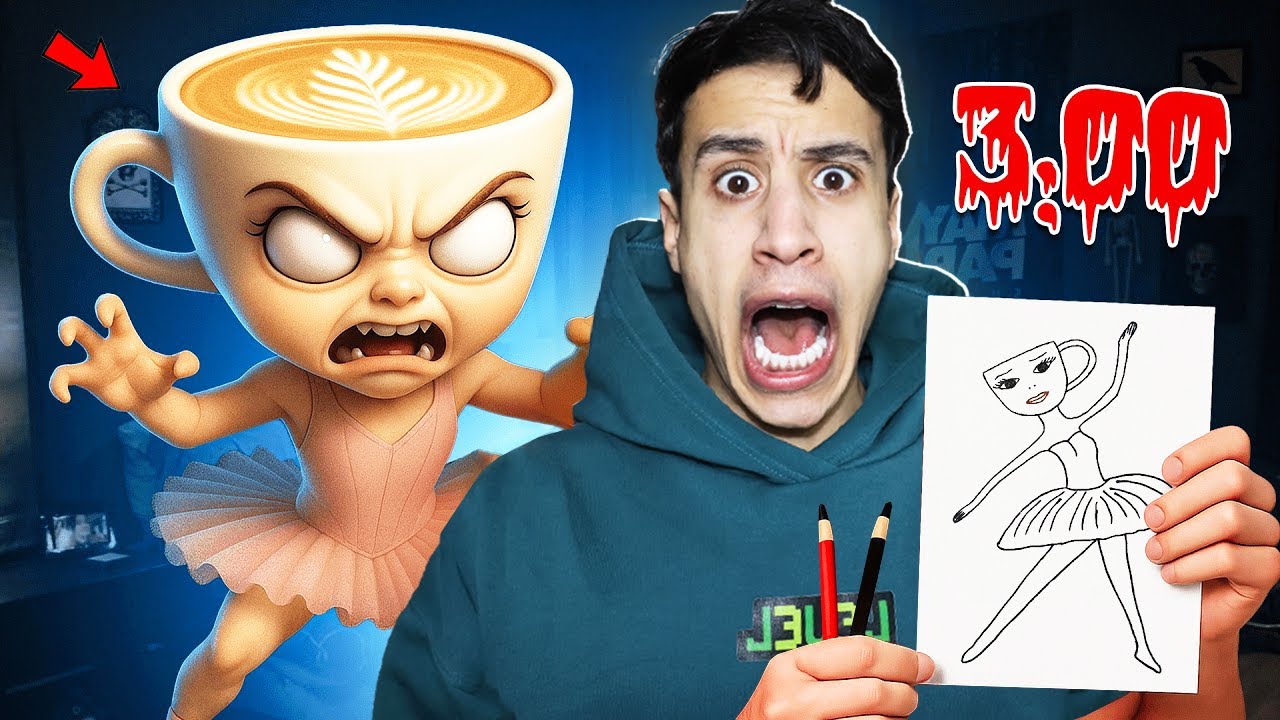 غاريز مود ولكن اي شي ارسمة يتحول الي حقيقة رسمت باليرينا كابتشينو | italian brainrot 😱🔥!!
