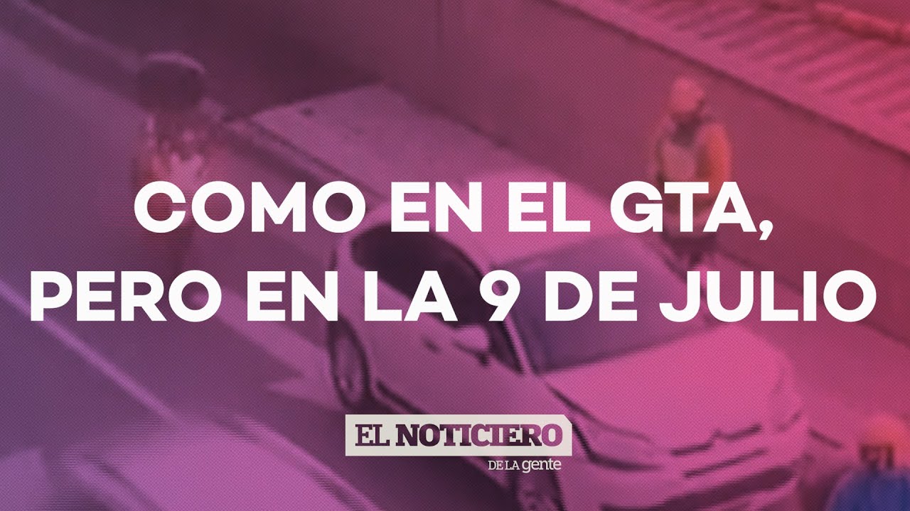 EN “MODO GTA”: un JOVEN CONDUJO A CONTRAMANO por la 9 DE JULIO y CASI PROVOCA una TRAGEDIA