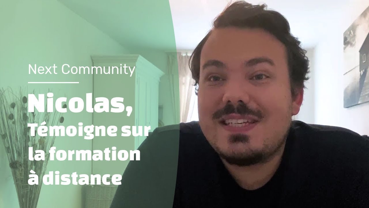 Formation &agrave; Distance : Nicolas t&eacute;moigne [Interview Compl&egrave;te]