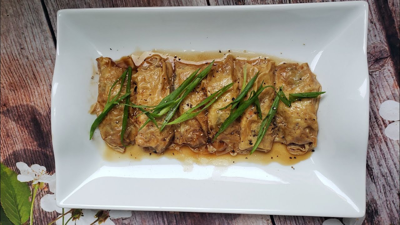 Yummy Homemade Bean Curd Rolls!