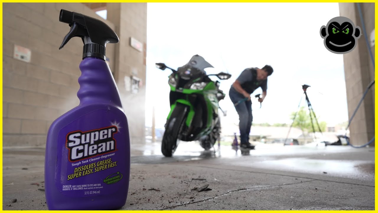 Super Clean Degreaser | How to wash a motorcycle | ZX10
