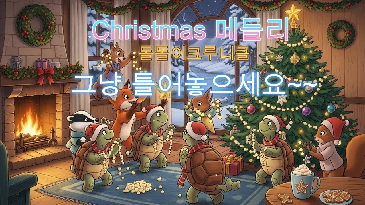 11H}동물과 함께하는 크리스마스 메들리~~🐰🐱| Christmas Medley with Animals 🦊🐻🎄✨