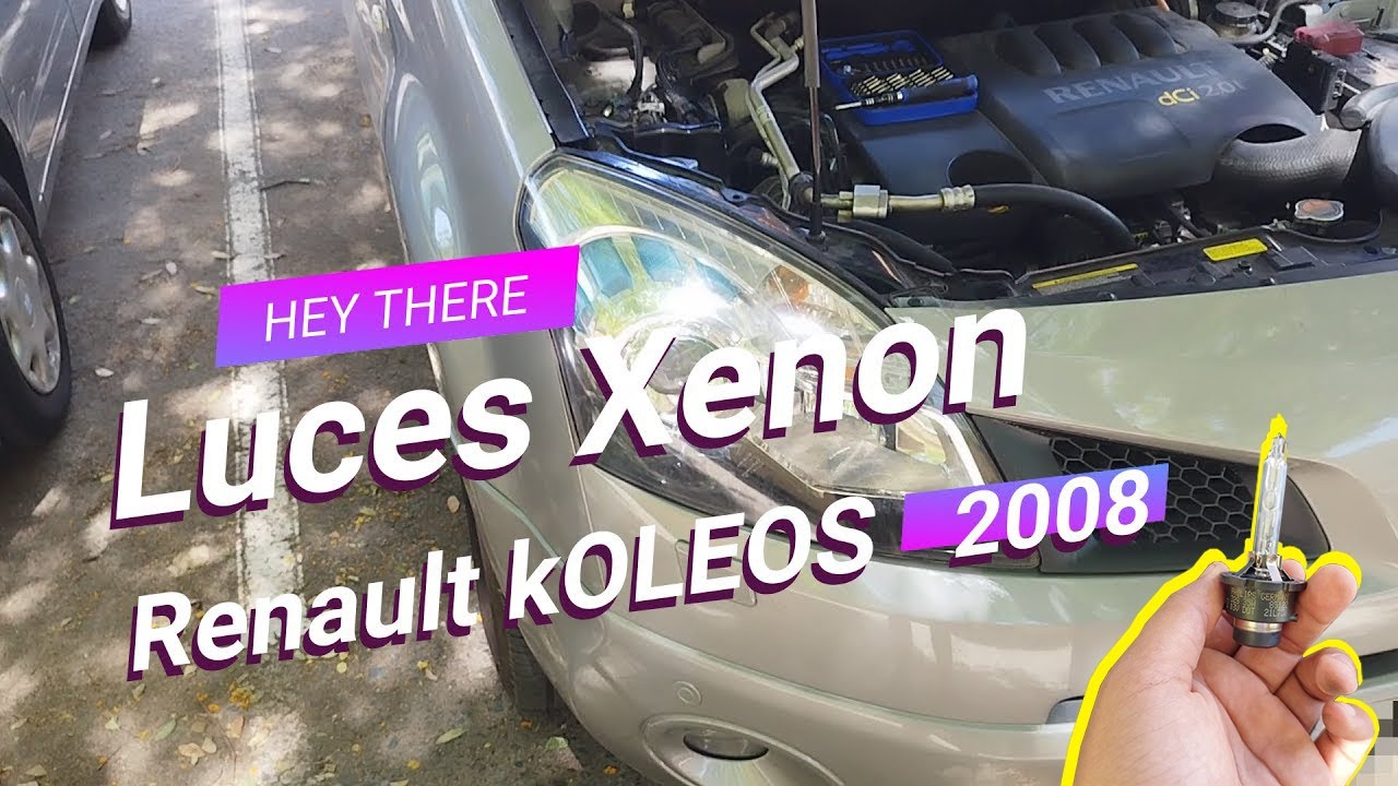 Cómo cambiar Luces Xenon Renault Koleos l!!!