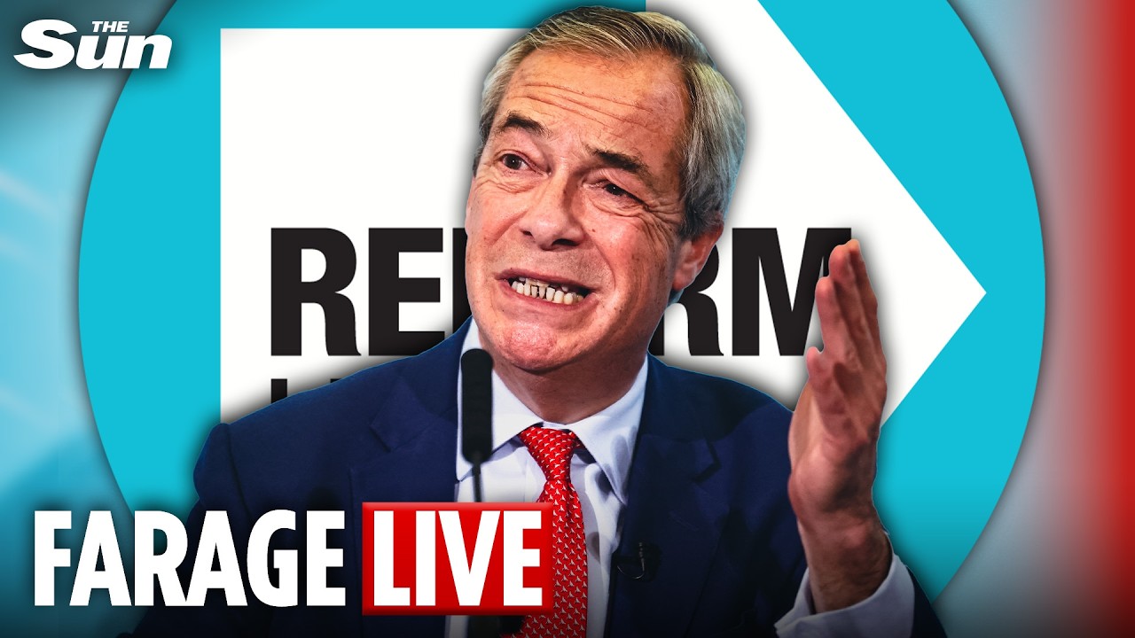 LIVE: Reform's Nigel Farage unveils new strategy after wave of Conservative defections