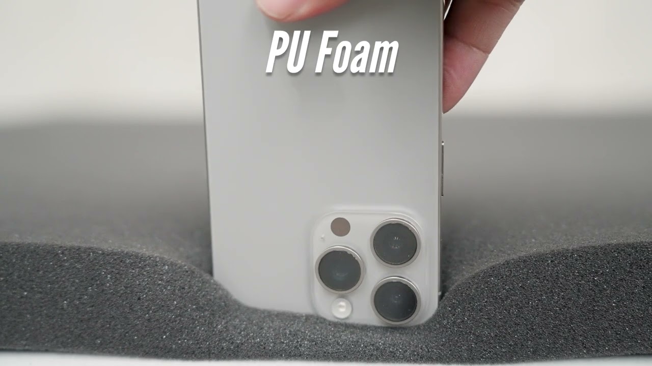 PU vs EVA vs EPE Foam &ndash; Foam Density Squish Test