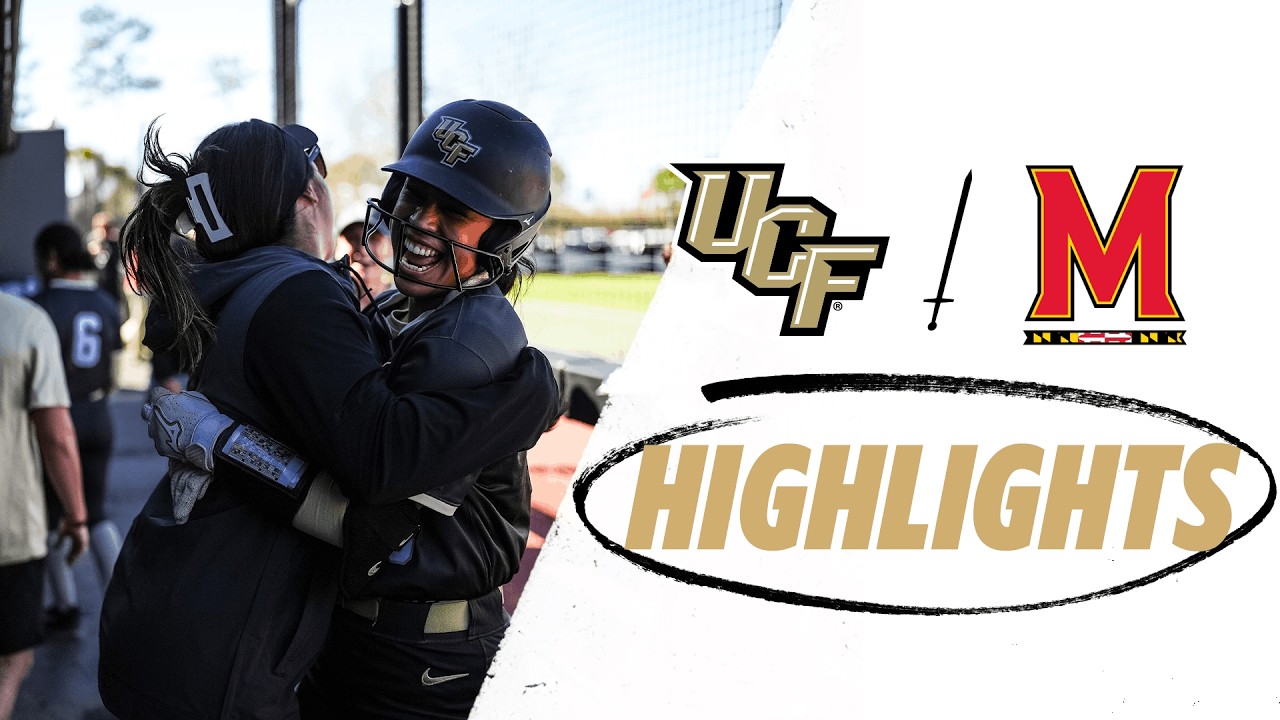 UCF Softball, 9 vs. Maryland, 1 // FULL GAME HIGHLIGHTS // Feb. 8, 2026