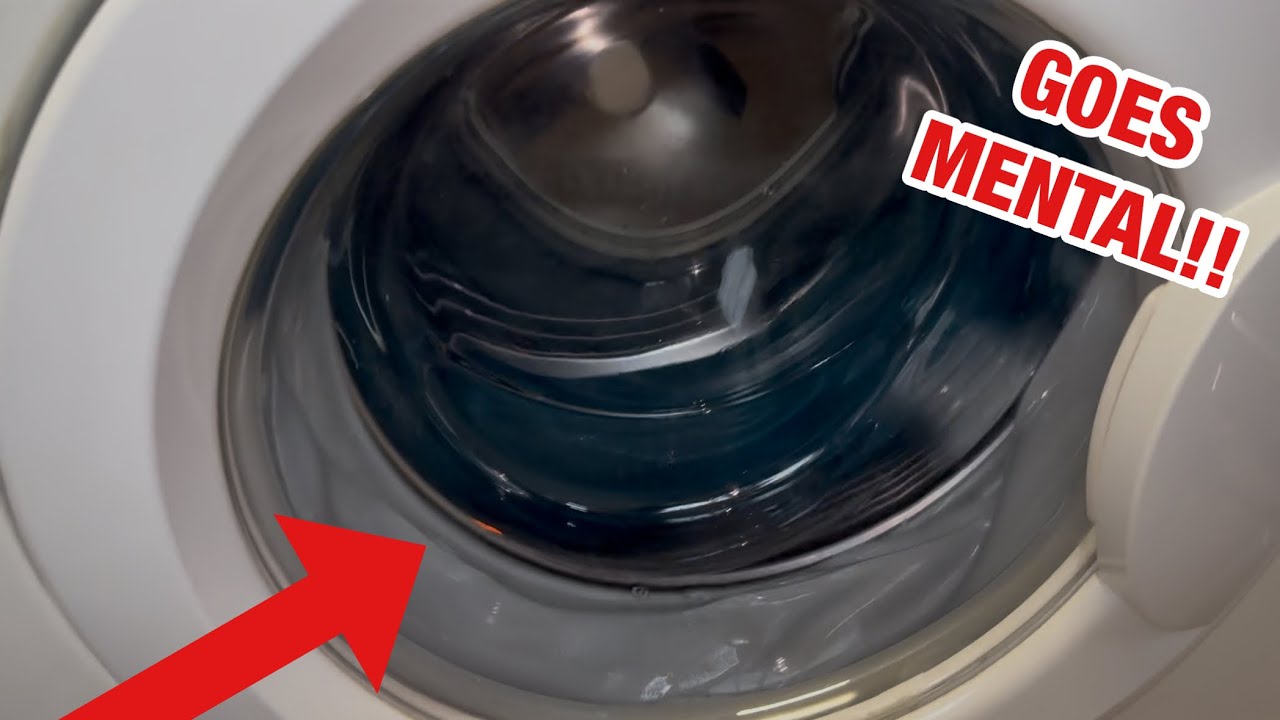 Indesit WIL153 washing machine || Wool 30° *JUMPS AND GASHES GLASS*