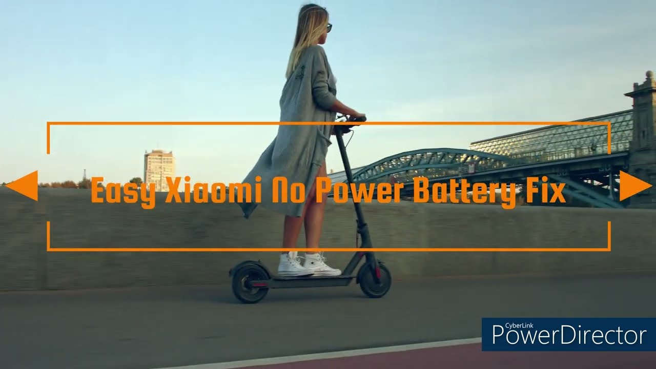 Xiaomi M365 E-scooter NO Power Simple fix! with basic tools Wake Battery