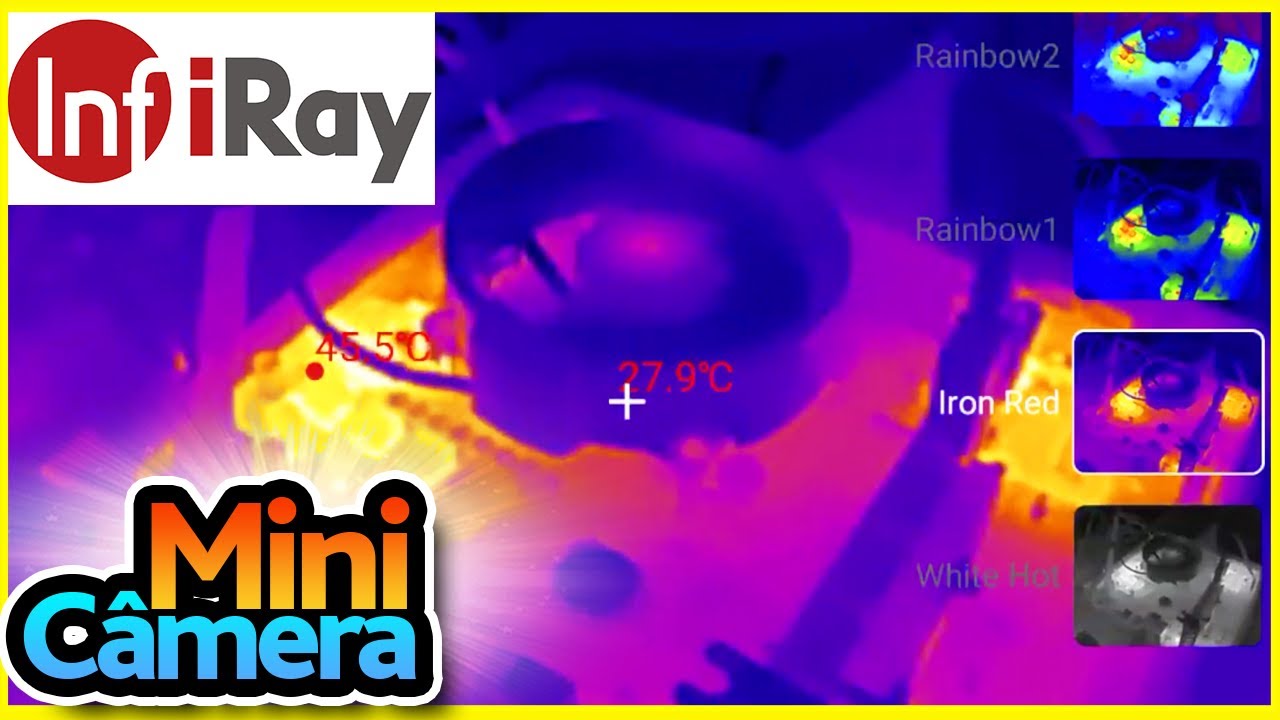 📱 A MELHOR E MENOR CÂMERA TÉRMICA PORTÁTIL DO MUNDO - INFIRAY P2 PRO