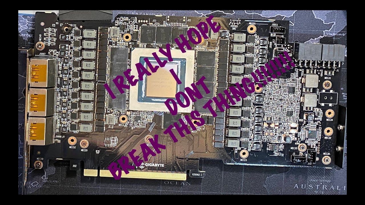 Ever torn down a 100k GPU? ME NEITHER!!!!!  Welcome to Aorus RTX 3090 Xtreme Waterforce WB teardown