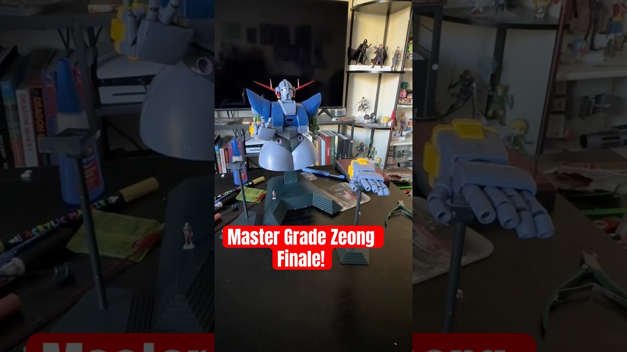 Master Grade Zeong part 4! #gundam #gunpla #zeong #mastergrade #building #charaznable