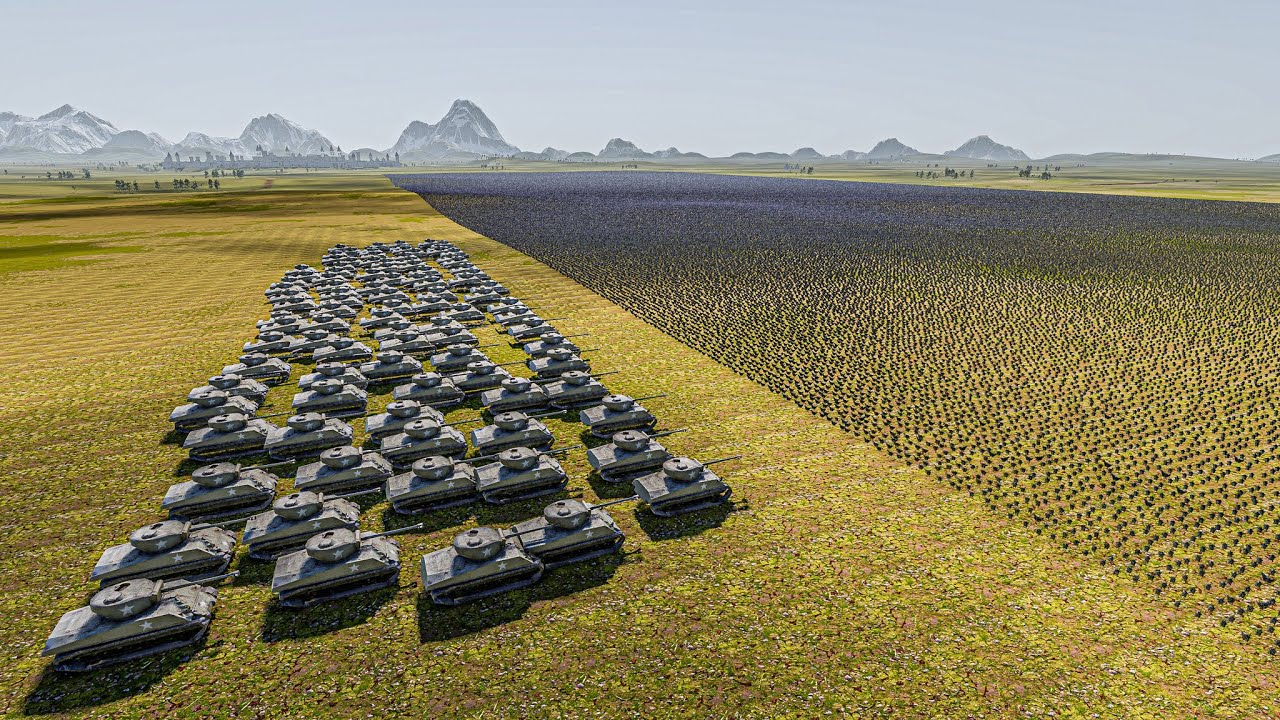 SHERMANS vs 1 MILLION CHICKENS - Ultimate Epic Battle Simulator 2 UEBS 2