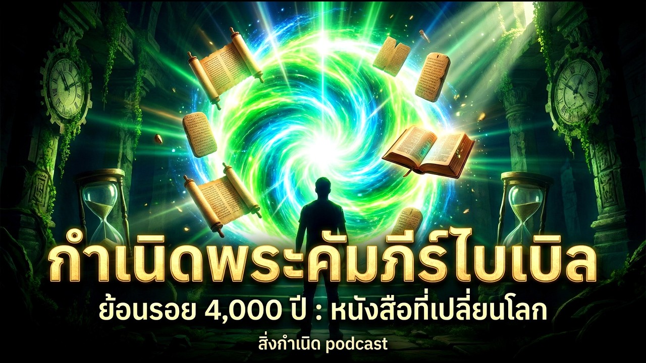 ย้อนรอย 4,000 ปี : มหากาพย์กำเนิดพระคัมภีร์ไบเบิล หนังสือที่เปลี่ยนโลกตลอดกาล | สิ่งกำเนิด podcast