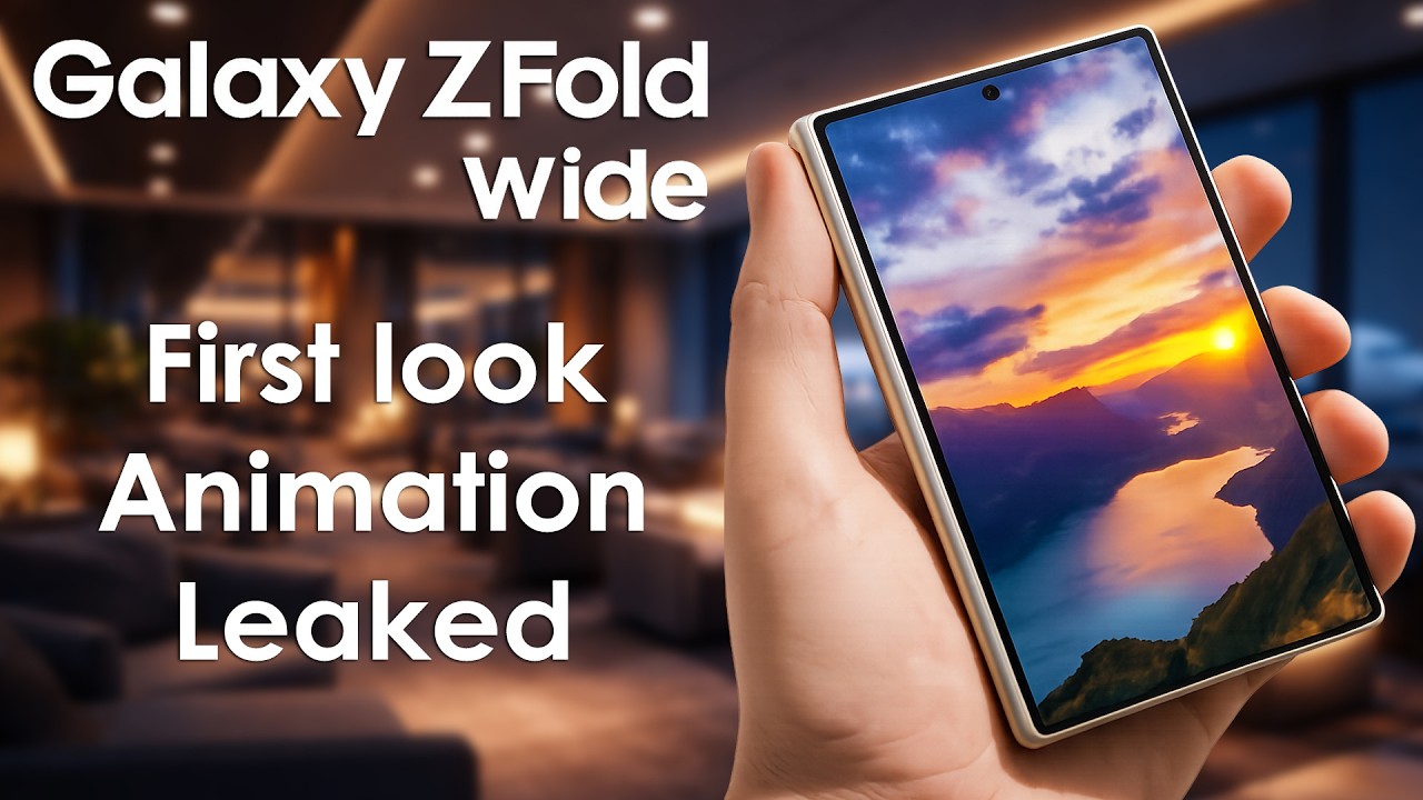 Samsung&rsquo;s Wide Galaxy Z Fold First Official Evidence, Animations Spotted in One UI 9