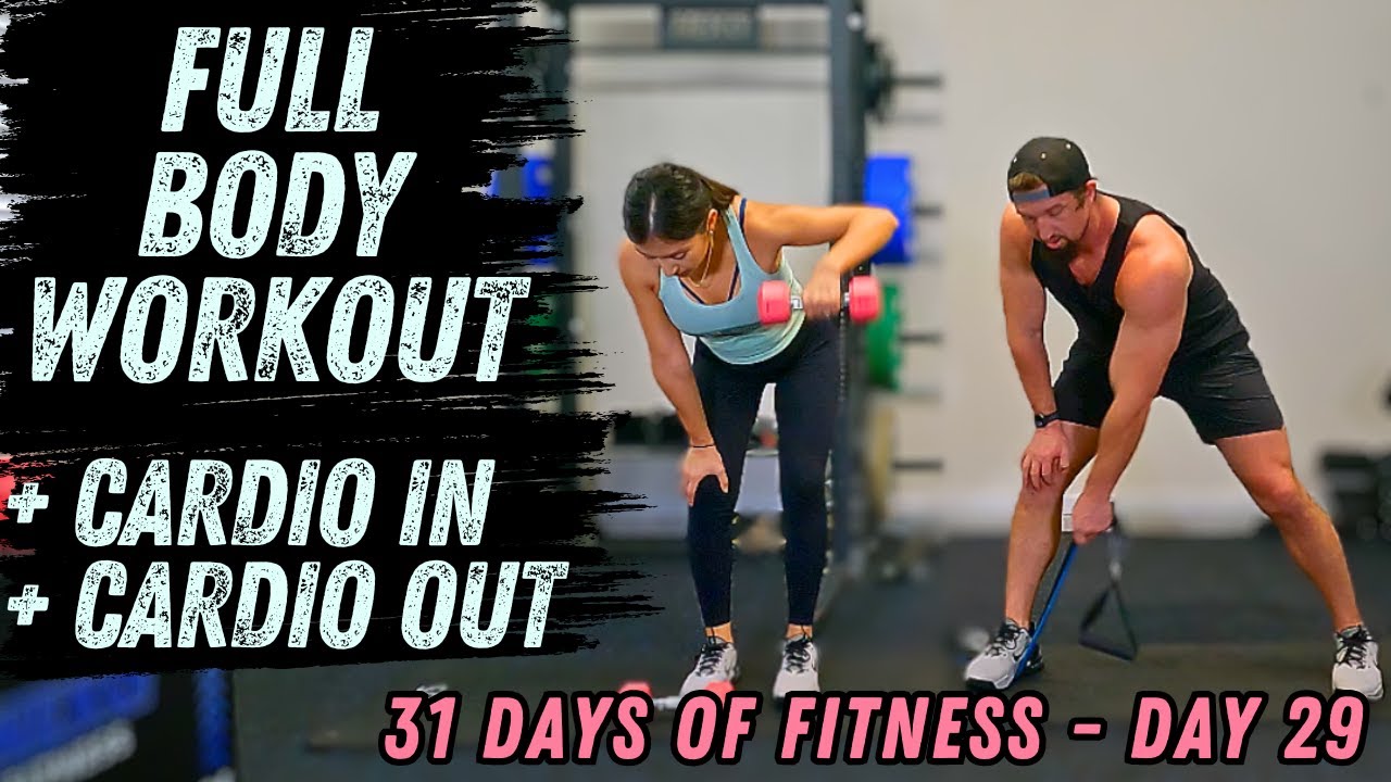 40 Min Full Body Workout with Cardio In & Burpees Out - Day 29 of the 31 Days of Fitness Series 2024
