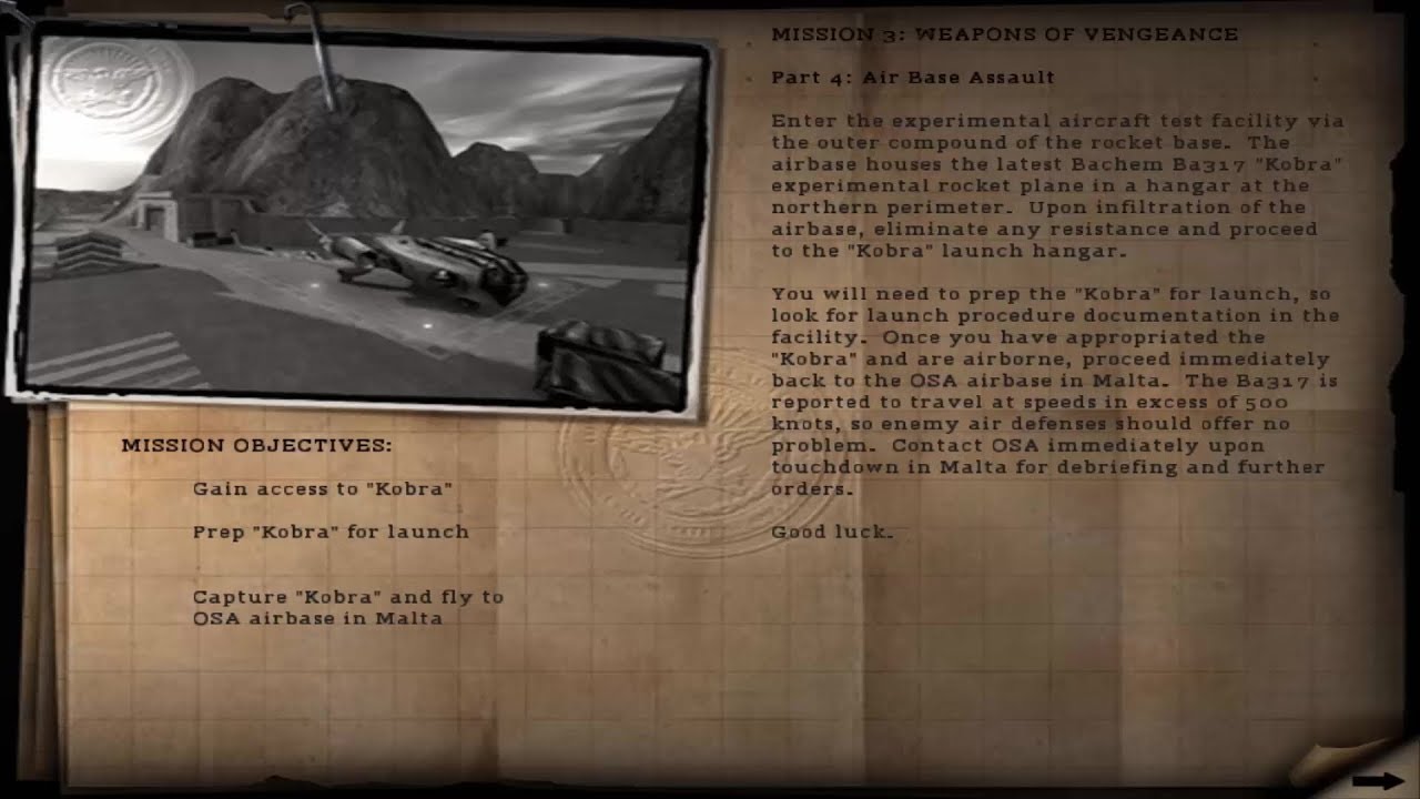 WOLFENSTEIN RETURN TO CASTLE #12 [ALL SECRETS]-[AIR BASE ASSAULT]