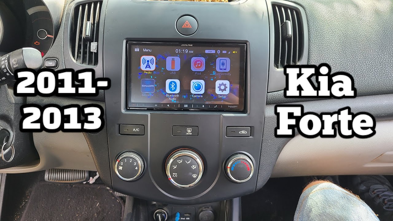 Kia Forte Radio install 2011-2013