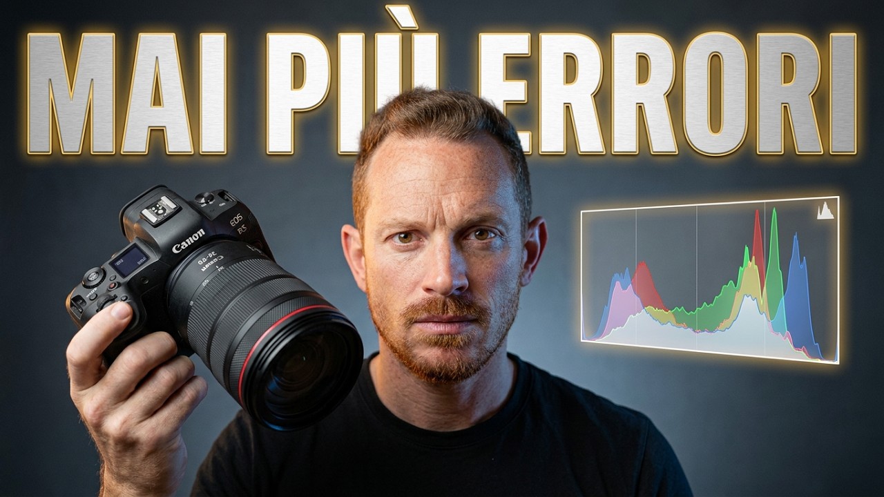 COME SI USA L'ISTOGRAMMA | Come esporre foto e video usando l'istogramma su Canon EOS R7 mirrorless