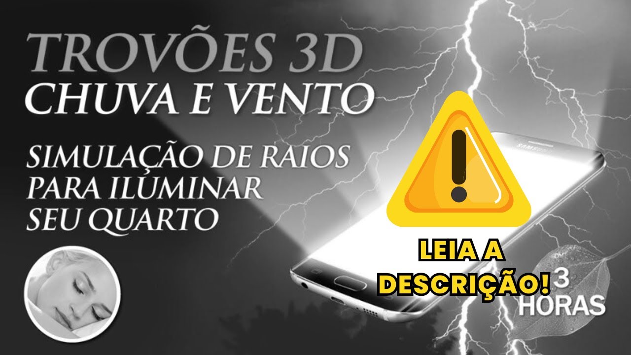 Som de TROV&Otilde;ES 3D, CHUVA E VENTO - M&uacute;sica para Dormir e Relaxar (3h00)