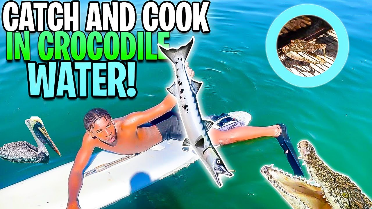 Seafood Catch And Cook In Crocodile Water😳‼️- Never Again