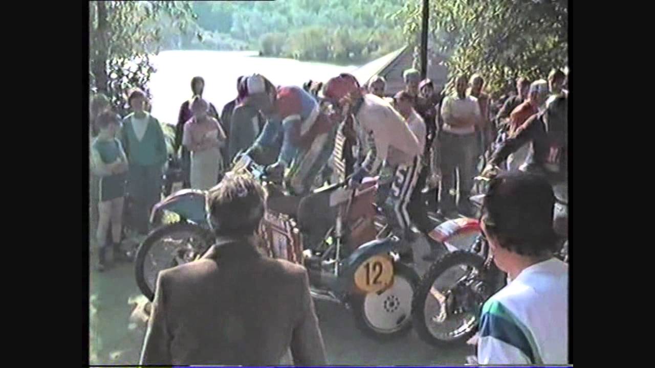 Welsh 2 Day 1986 Sidecars Start and Park Ferme