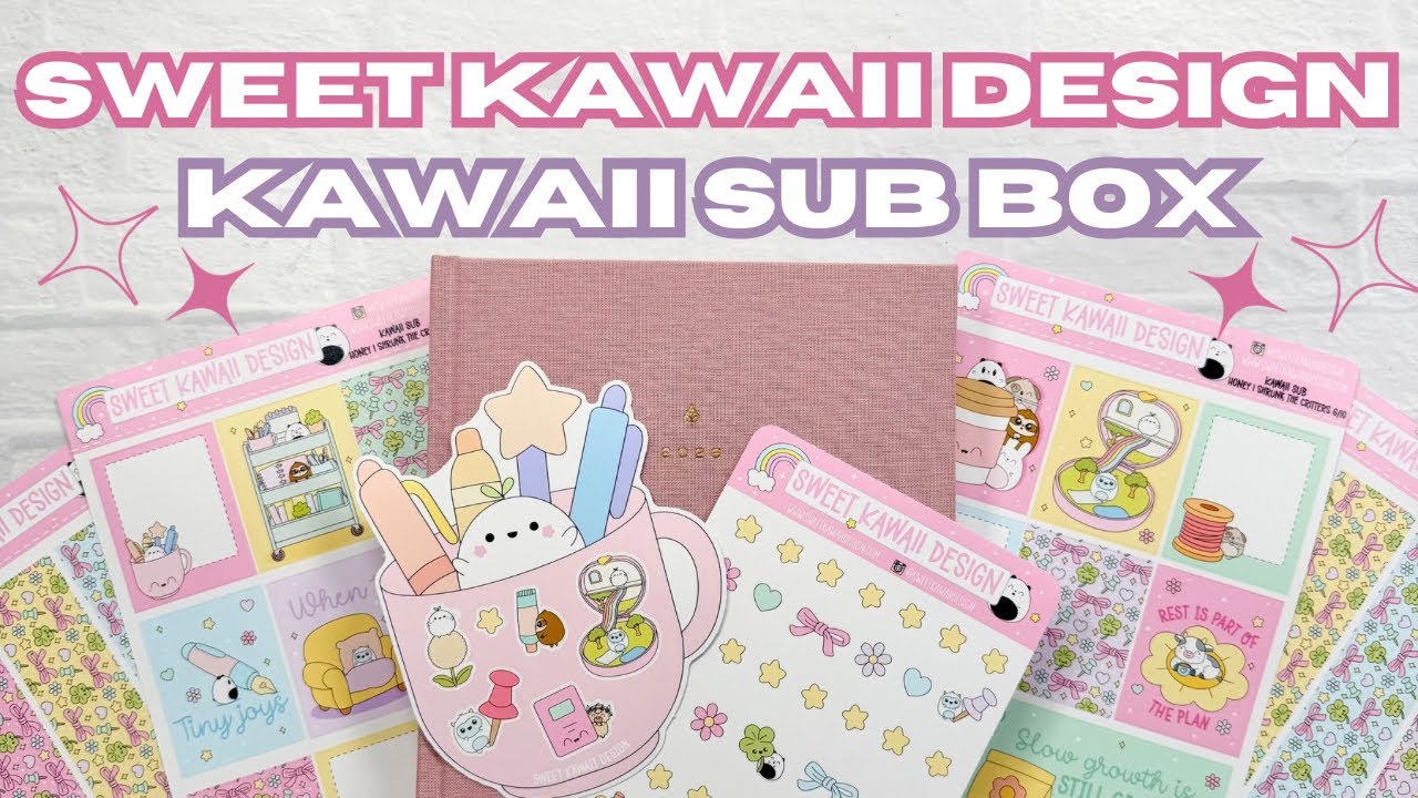 ☘️ KAWAII SUB BOX & PLAN WITH ME ☘️ Sweet Kawaii Design | Hemlock & Oak | 03/02/26