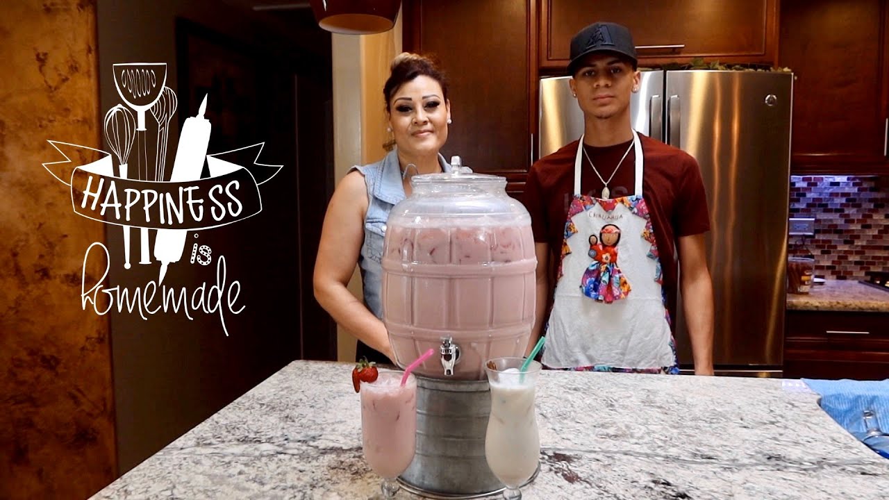 How To Make A Traditional & Strawberry Horchata | Hilda Chavez