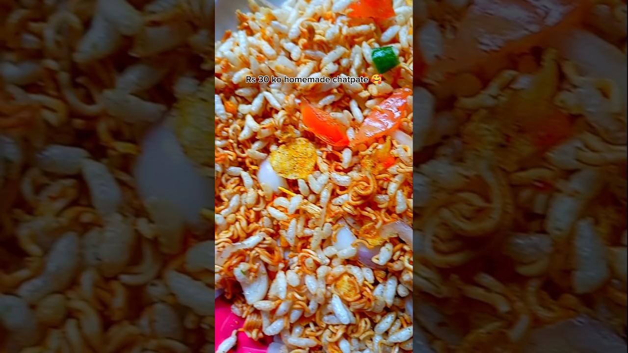 RS 30 KO🛖🥰 HOMEMADE CHATPATE😜😍|YUMMY#shortvideo #village #villagelife #shorts #chatpate #ytshorts