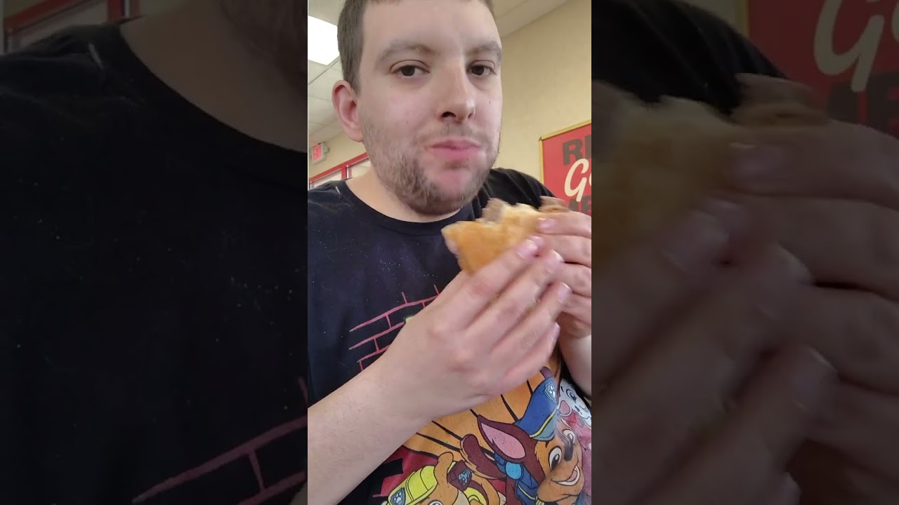 First taste my Arby's my food my sandwich 