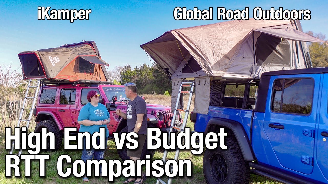 High End VS Budget RTT Comparison. iKamper & Global Road Outdoors