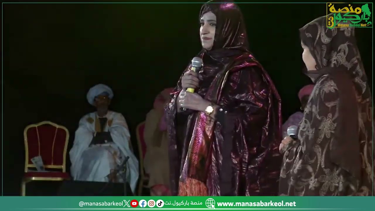 مشاركة بنات النانه في مهرجان مدائن التراث بمدينة شنقيط النسخة ل13