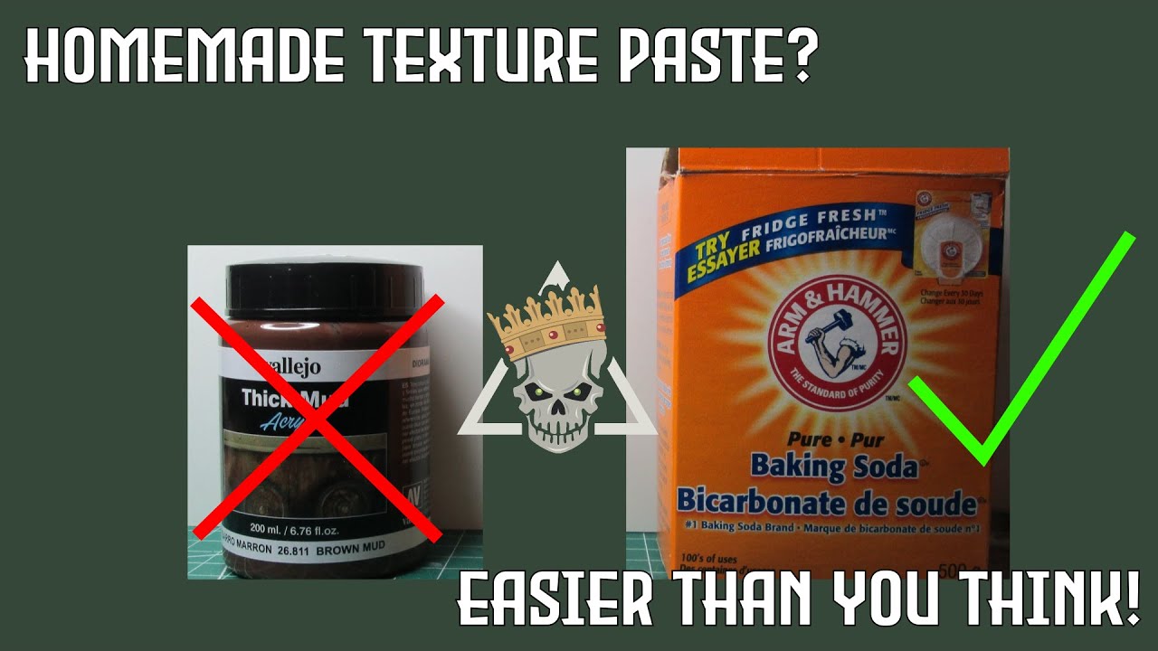 Hobby Quick Tips: Papa Destro's Genuine Homemade Old-Fashioned Texture Paste