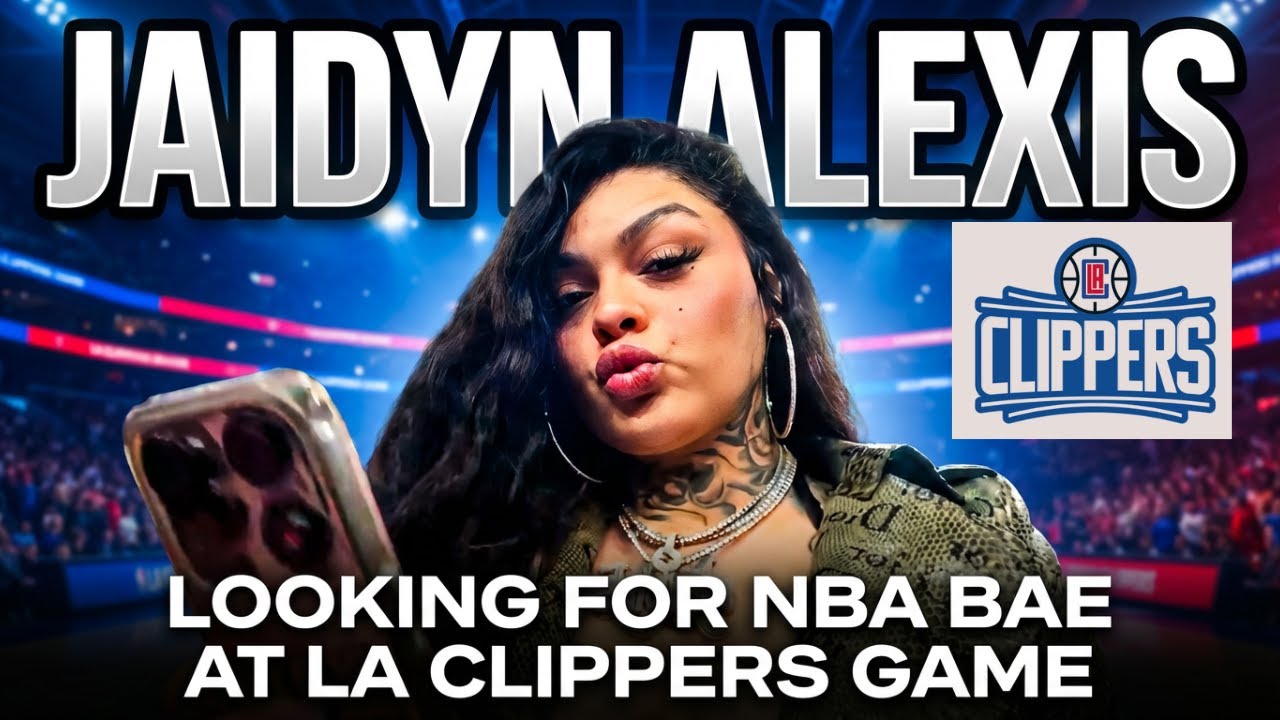 Jaidyn Alexis F*** Blueface: Looking for a New Bae at the NBA Game!