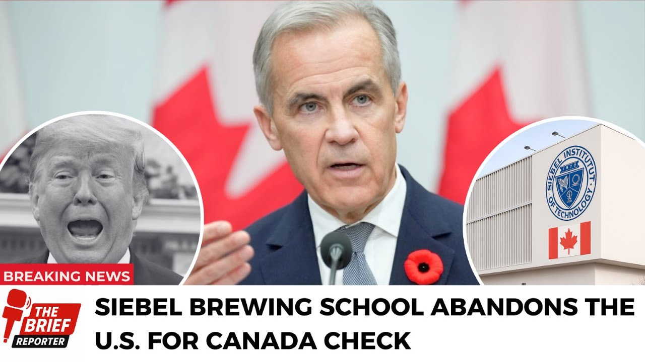 TRUMP PANIC as Siebel Brewing School ESCAPES U.S. &mdash; Canada WELCOMES the 150-Year Institution