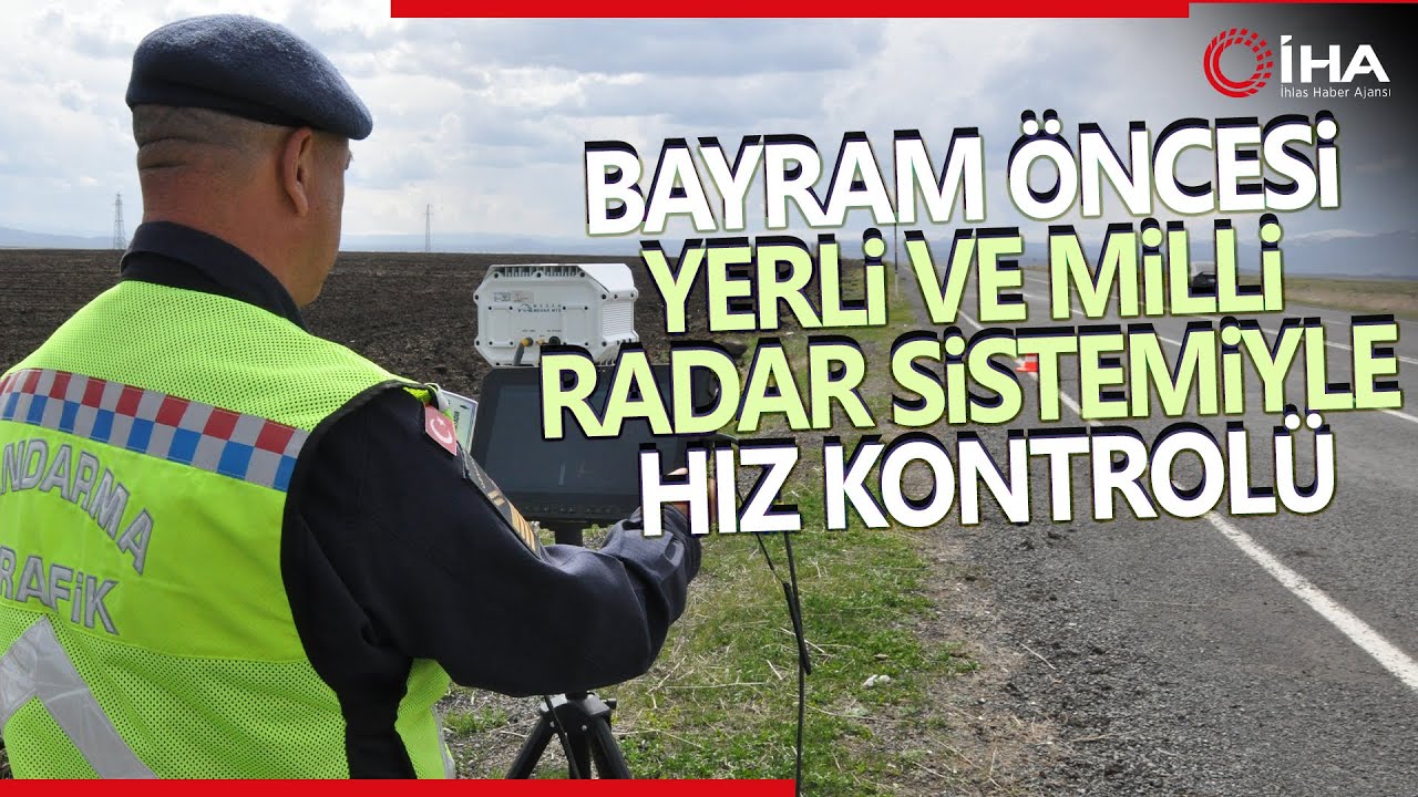 Kars'ta Yerli ve Milli Radar Sistemiyle Hız Kontrolü