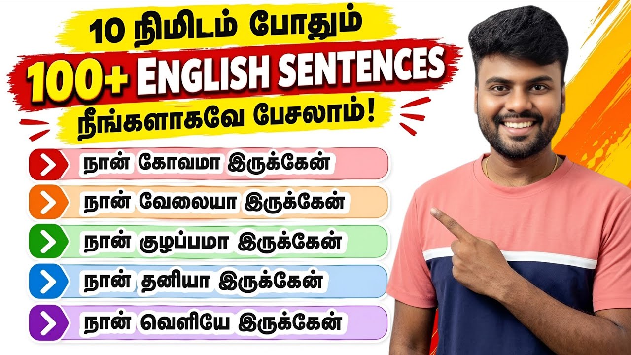 English Speaking Practice Video | Spoken English in Tamil | English Pesa Aasaiya | Learn English |
