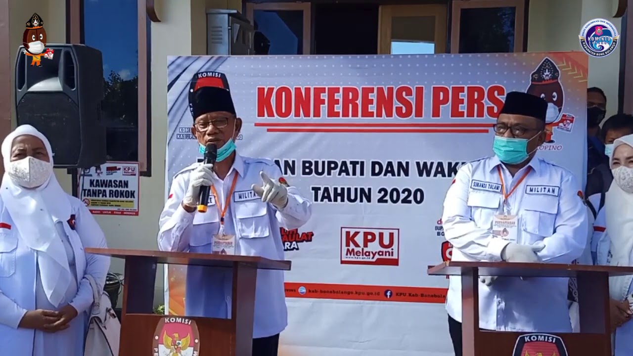 PAKET MILITAN PENDAFTAR TERAKHIR PILKADA KAB. BONE BOLANGO TAHUN 2020