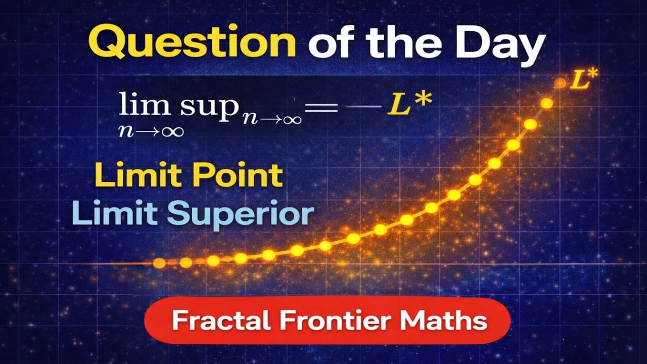Find Limsup in 60 Seconds! | Real Sequences - Question of the Day