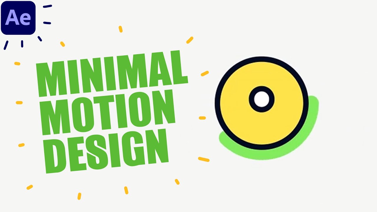 Minimal Motion Design Icon Animation in After Effects Tutorials