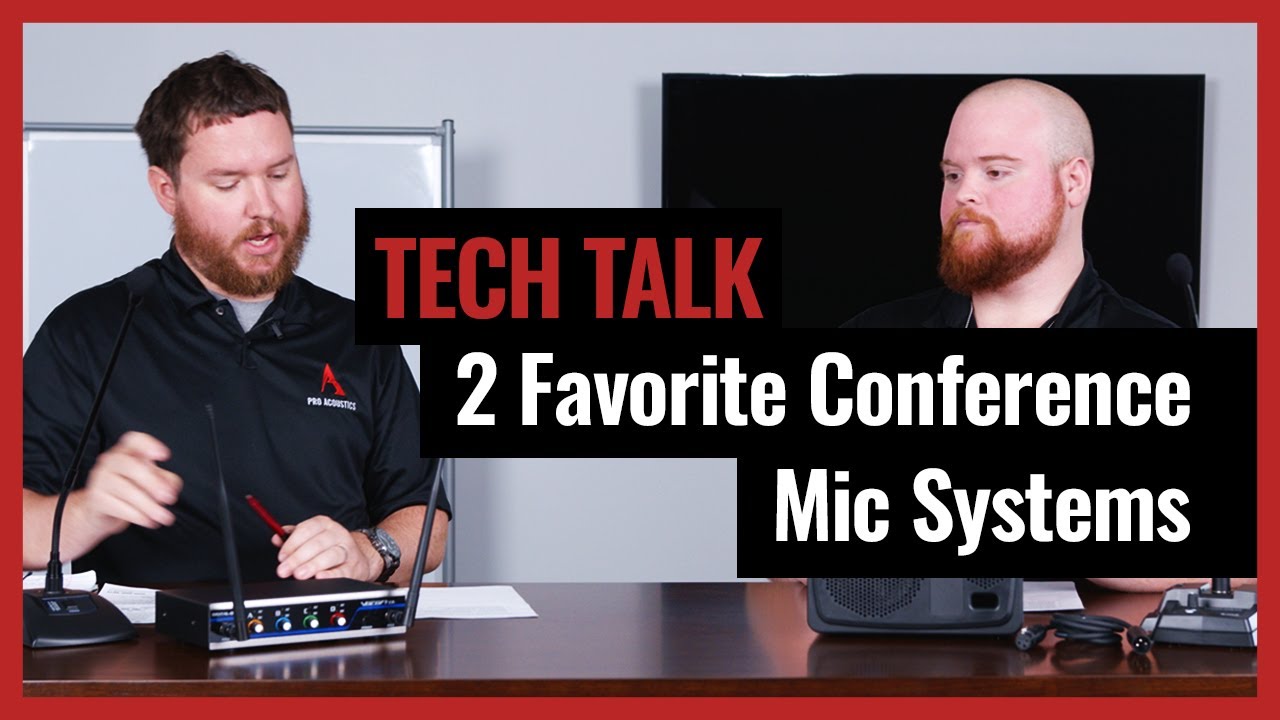 2 of The Best Conference Room Microphone Systems on Pro Acoustics Tech Talk Episode 26