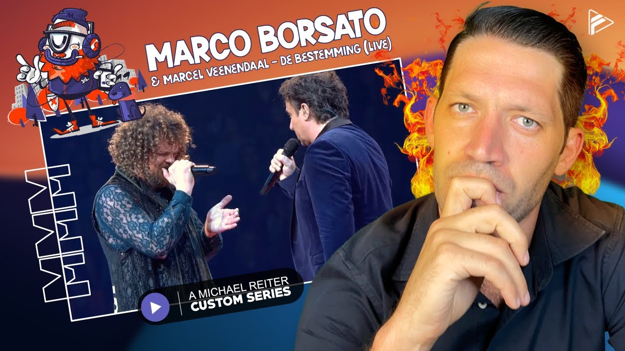 THE MOON WAS RIGHT! Marco Borsato & Marcel Veenendaal - De Bestemming (Live) (Reaction) (MMM Series)