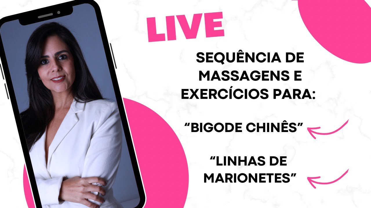 Sequência de exercícios para acabar com o Bigode Chinês e Linhas de Marionetes