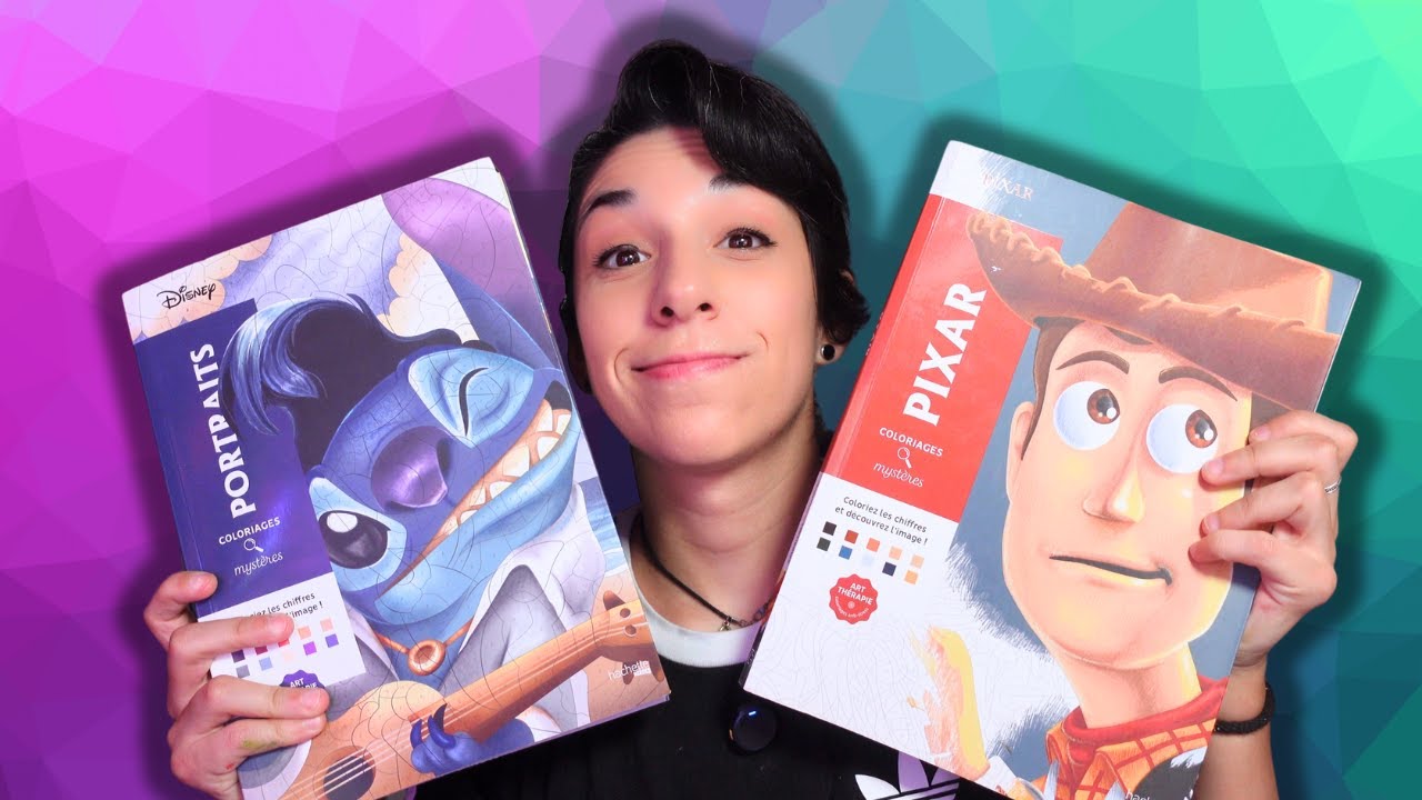 Los libros para pintar por colores de Disney!!!
