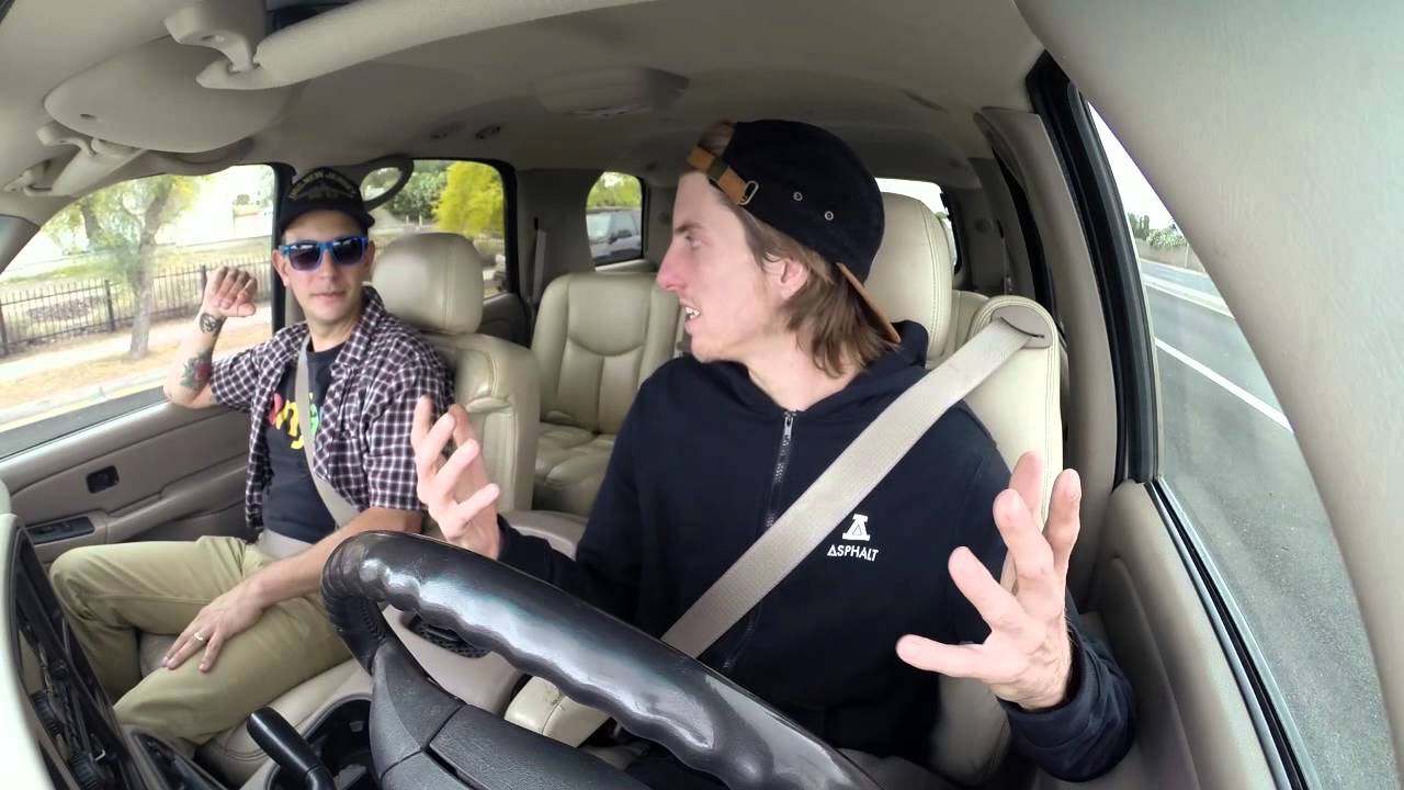 Skaters in Cars looking at Spots: Jaws - ESPN X Games