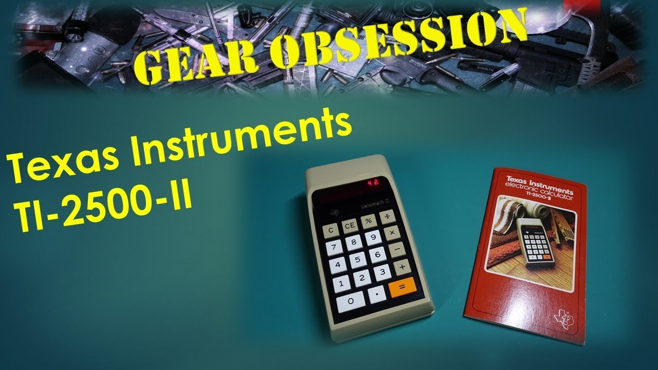 Texas Instruments TI-2500-II Calculator - Retro Tech