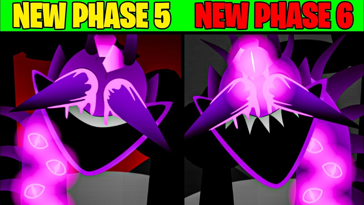 New Phase 5 VS New Phase 6 in Incredibox Sprunki (New Mod)